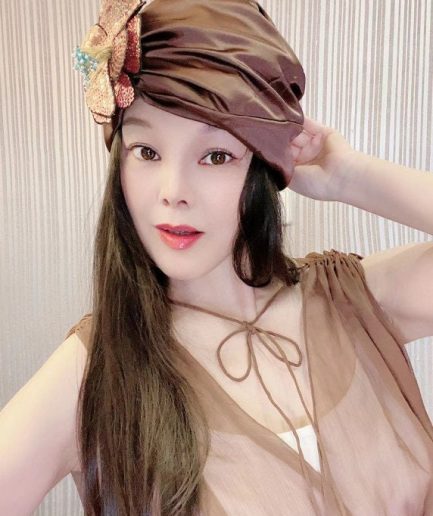 Elegant Satin Turban Headwrap with Sequin Flower Accent